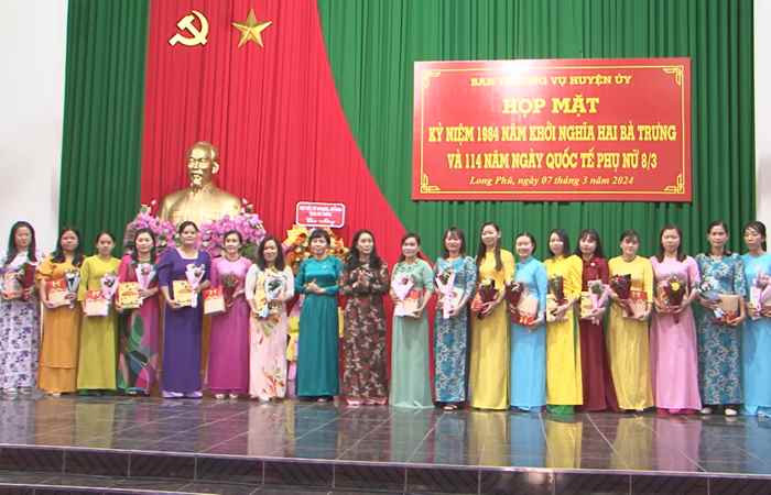 Sóc Trăng: Sôi nổi các hoạt động chào mừng kỷ niệm 1984 năm cuộc Khởi nghĩa Hai Bà Trưng và 114 năm ngày Quốc tế Phụ nữ 8-3 (13-03-2024)